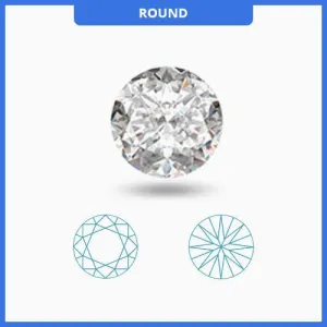 0.70CT J-K/VS2-SI1 Round Cut Diamond MDL#D9007-2