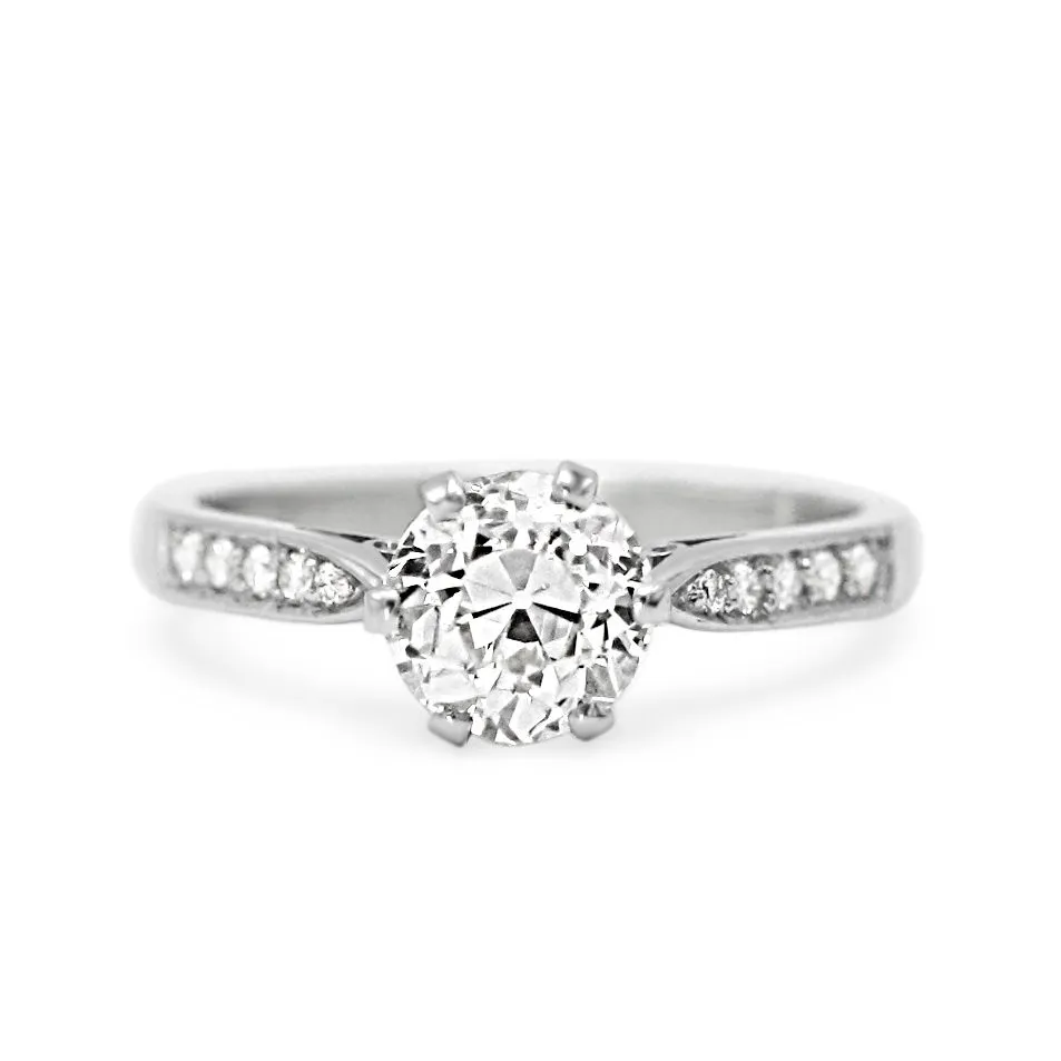 1.40ct Old Brilliant Cut Diamond Ring