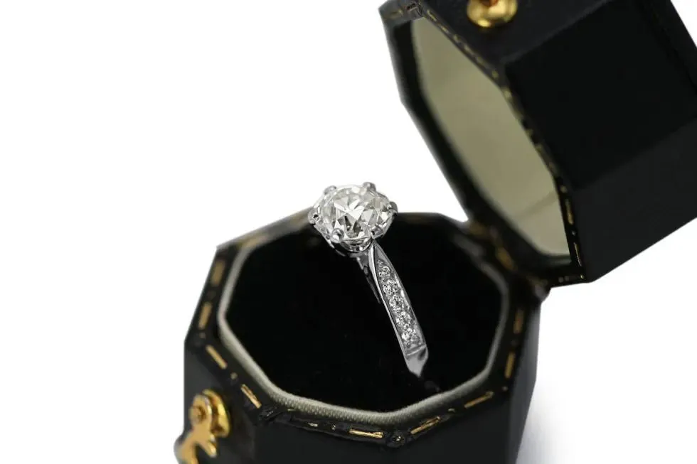 1.40ct Old Brilliant Cut Diamond Ring