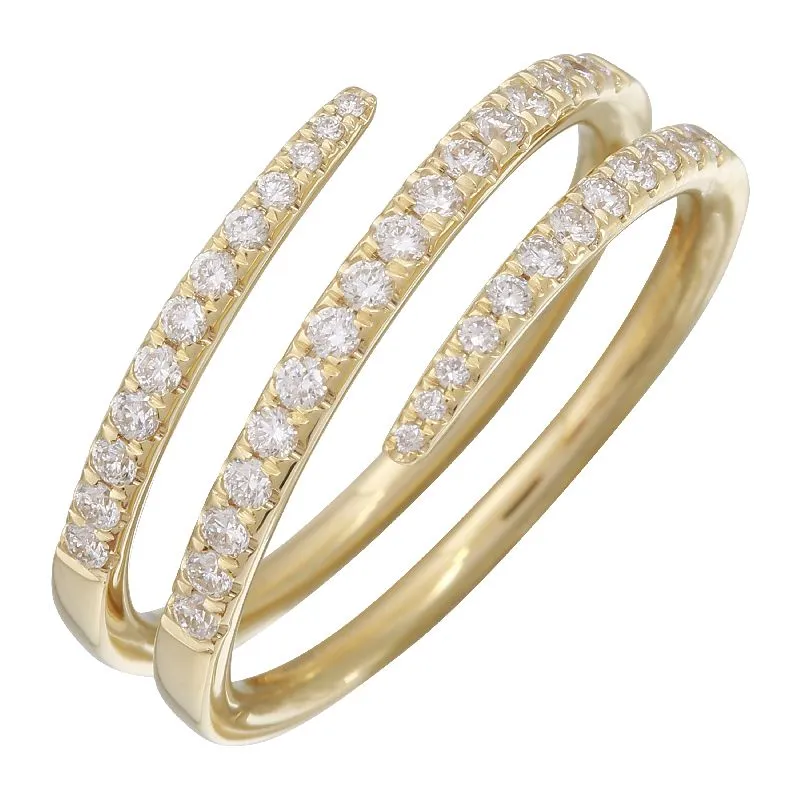 14k Rose Gold Diamond Ring