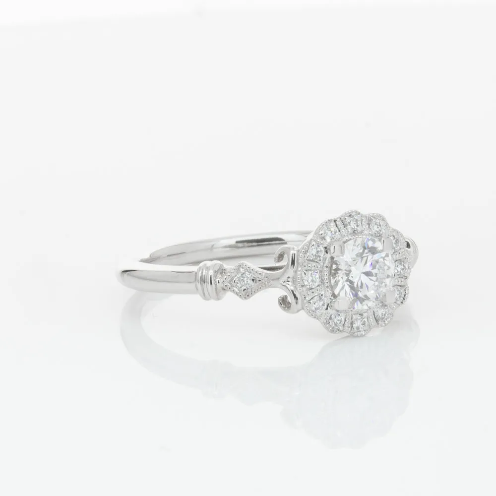 18ct White Gold .40ct Diamond Versailles Ring