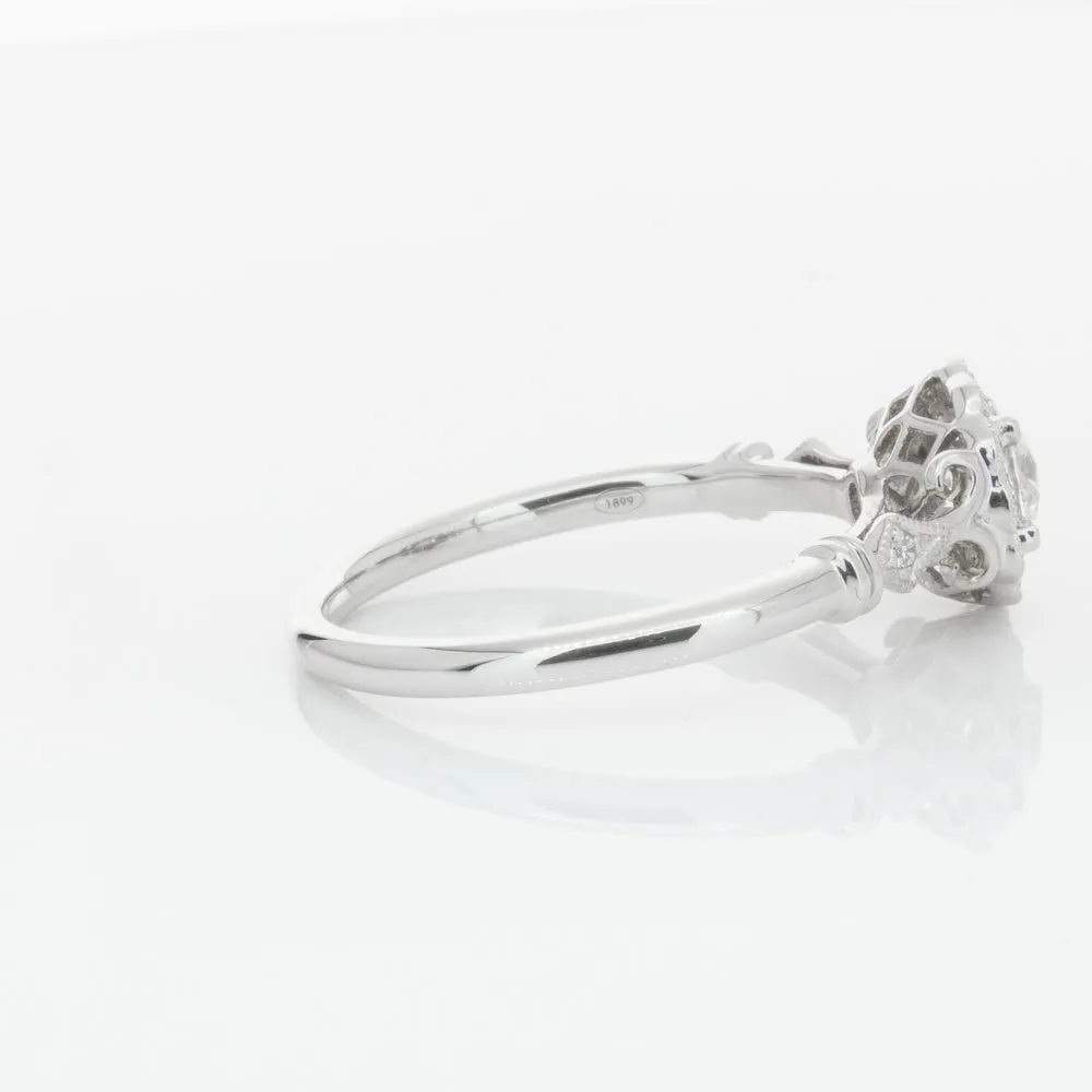 18ct White Gold .40ct Diamond Versailles Ring