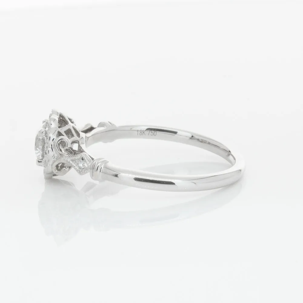 18ct White Gold .40ct Diamond Versailles Ring