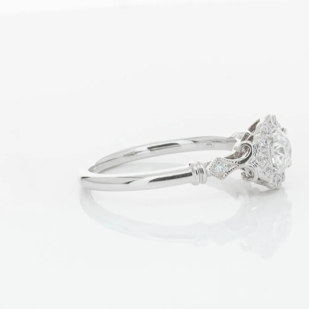 18ct White Gold .40ct Diamond Versailles Ring