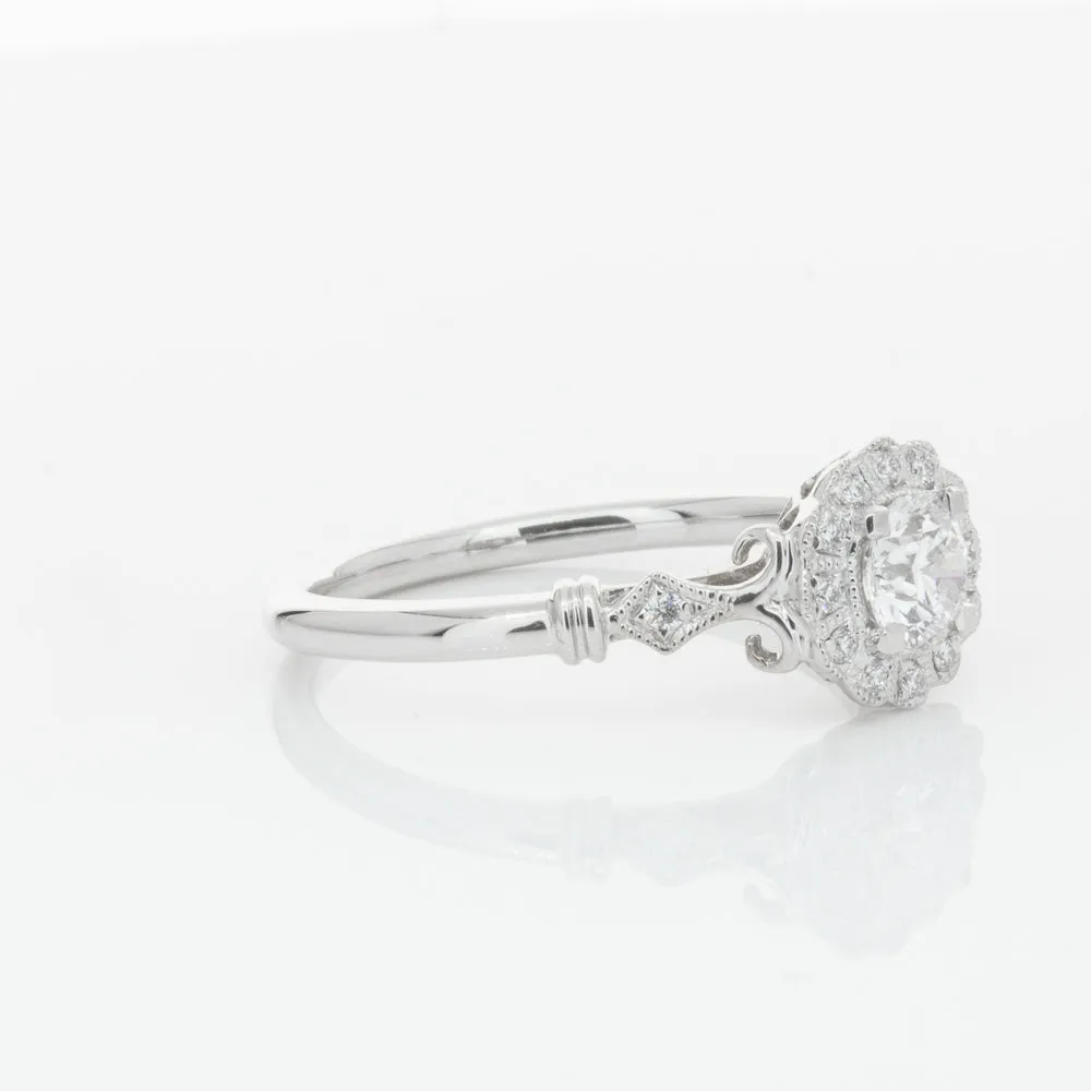 18ct White Gold .40ct Diamond Versailles Ring