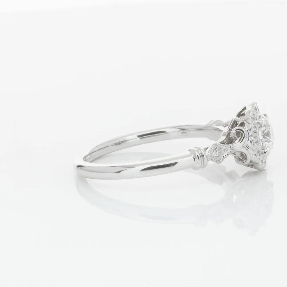 18ct White Gold .40ct Diamond Versailles Ring