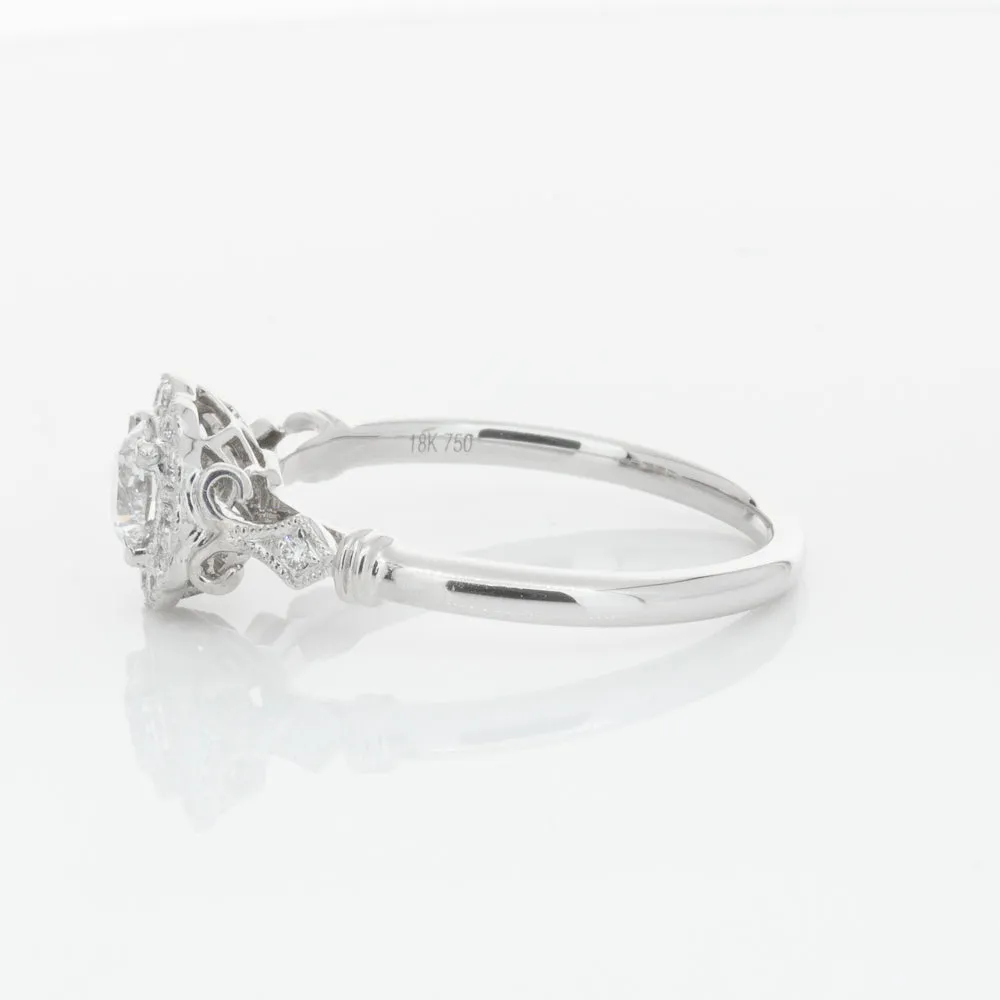 18ct White Gold .40ct Diamond Versailles Ring