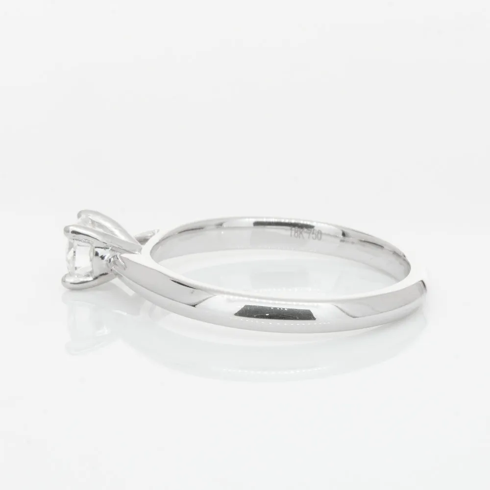 18ct White Gold .42ct Diamond Venetian Ring