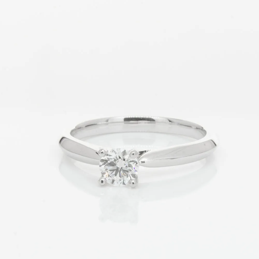 18ct White Gold .42ct Diamond Venetian Ring