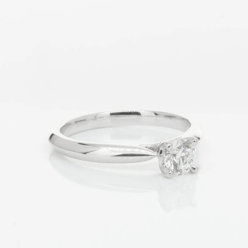 18ct White Gold .42ct Diamond Venetian Ring