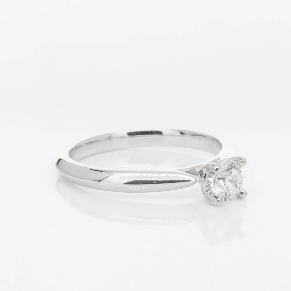18ct White Gold .42ct Diamond Venetian Ring
