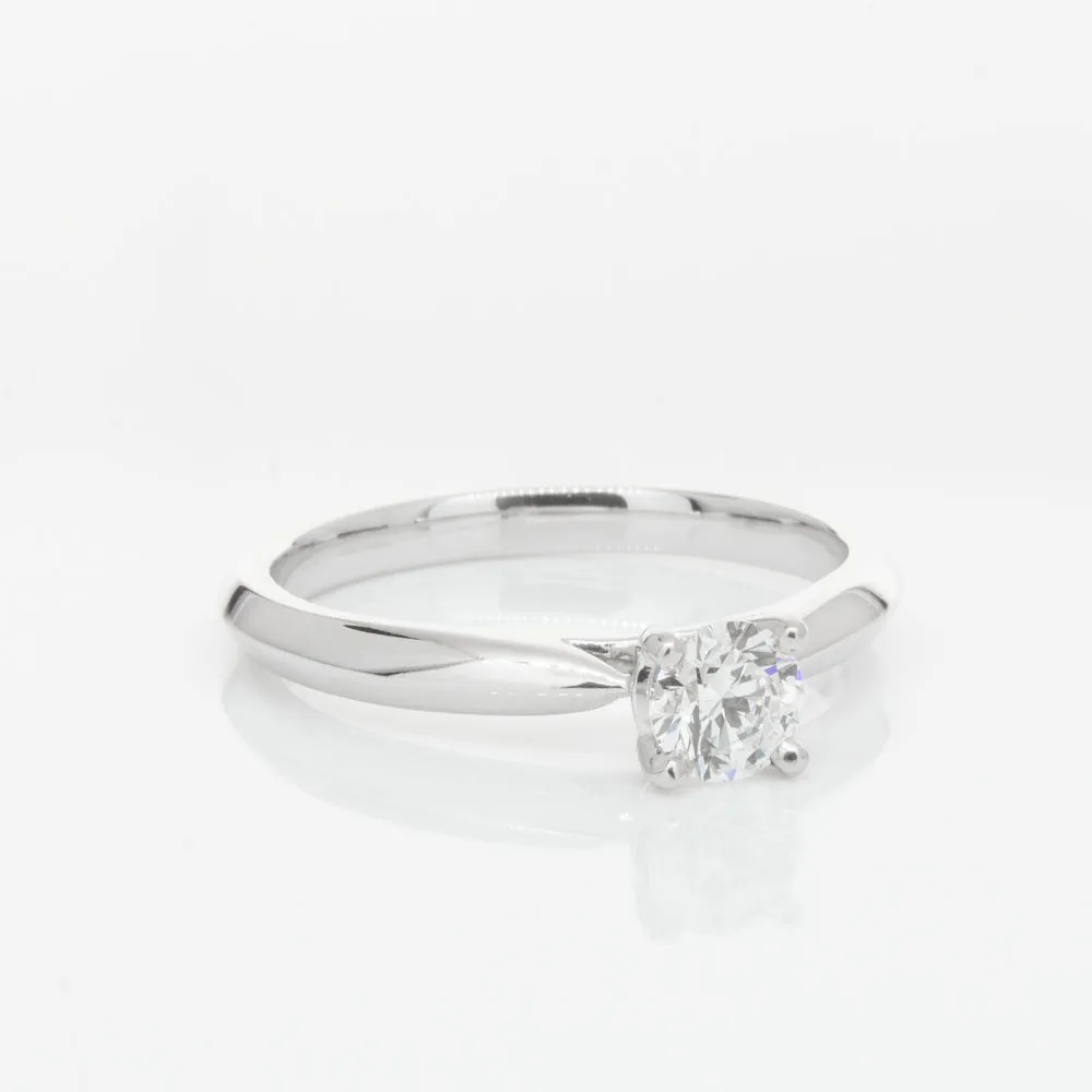 18ct White Gold .42ct Diamond Venetian Ring