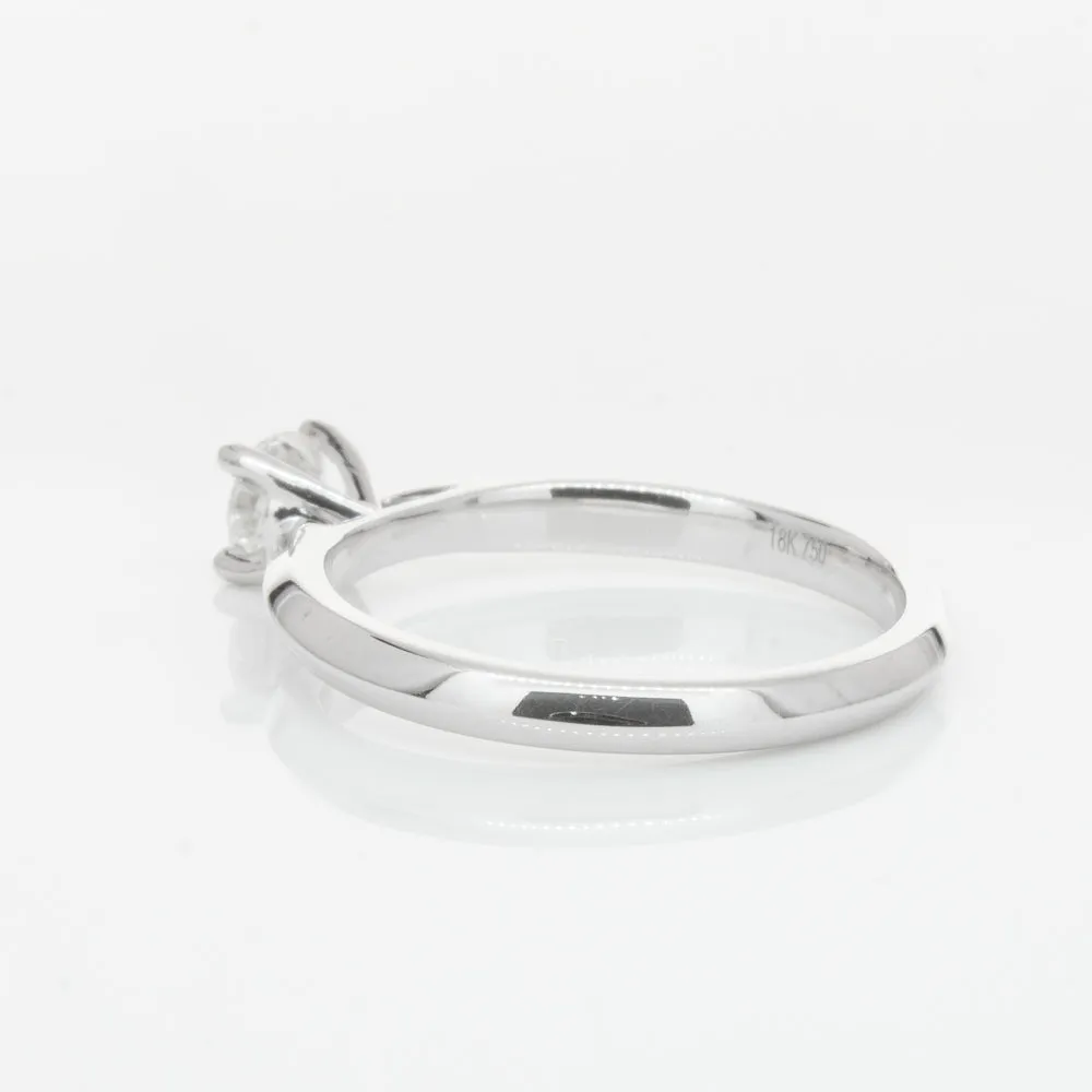 18ct White Gold .42ct Diamond Venetian Ring