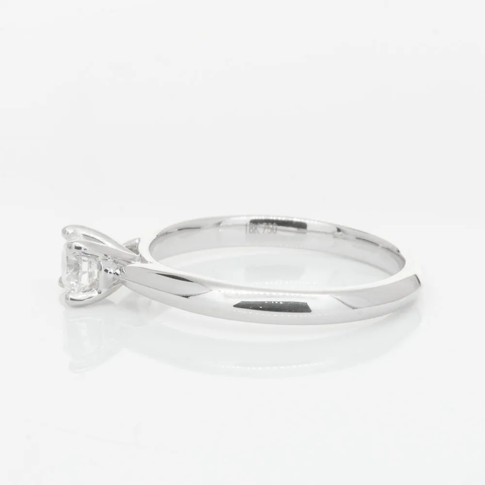 18ct White Gold .42ct Diamond Venetian Ring