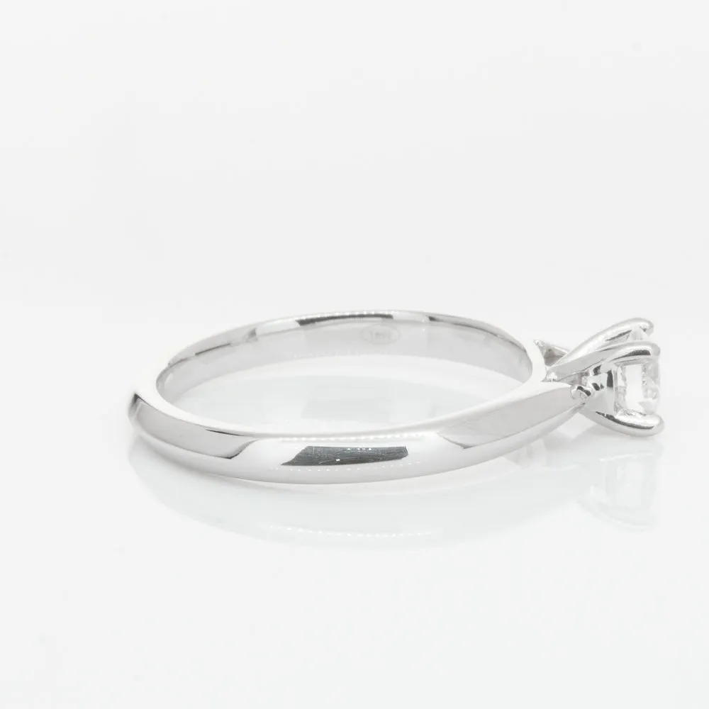 18ct White Gold .42ct Diamond Venetian Ring