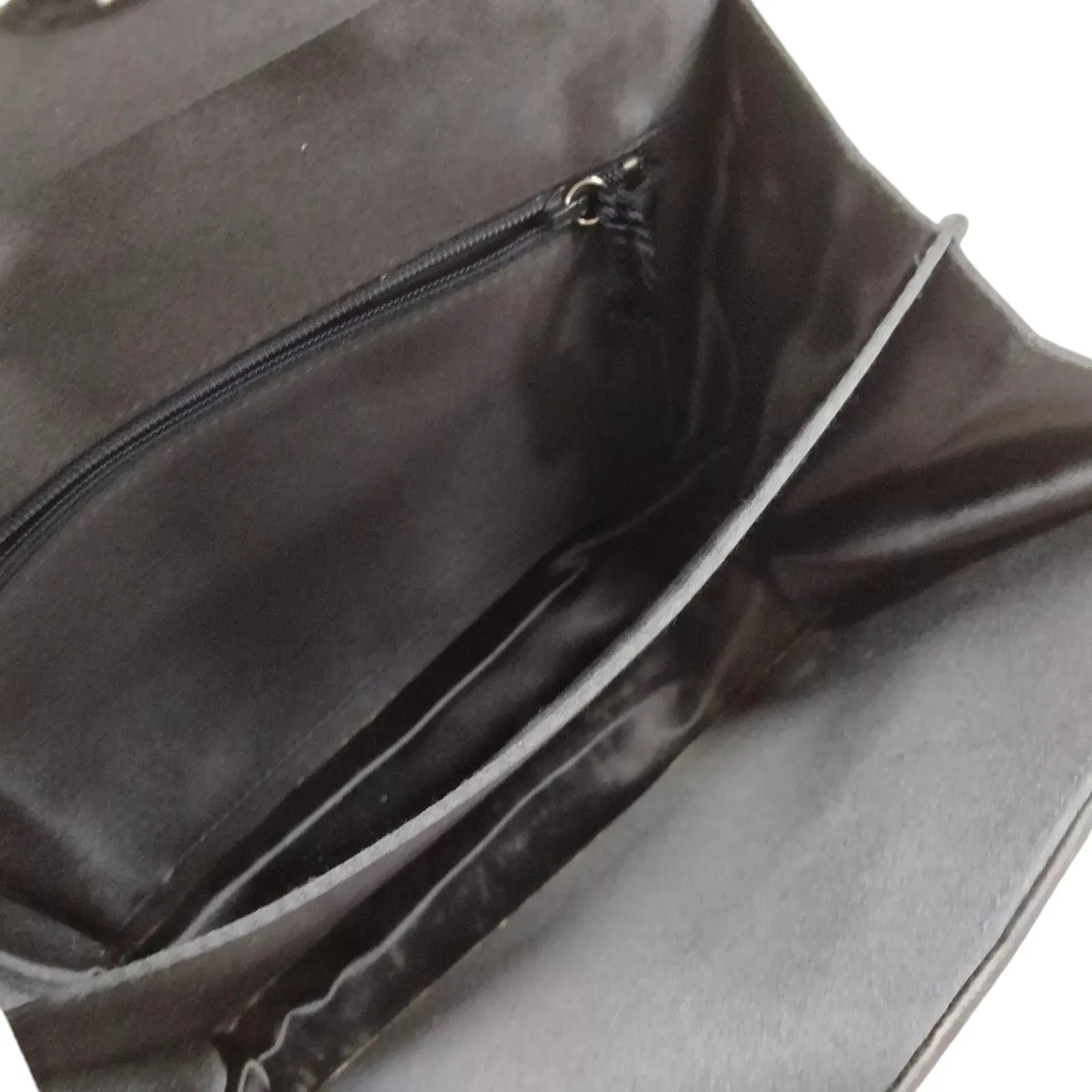 217298AQ (K4) Bottega Veneta Shoulder Bag Black Silk Satin