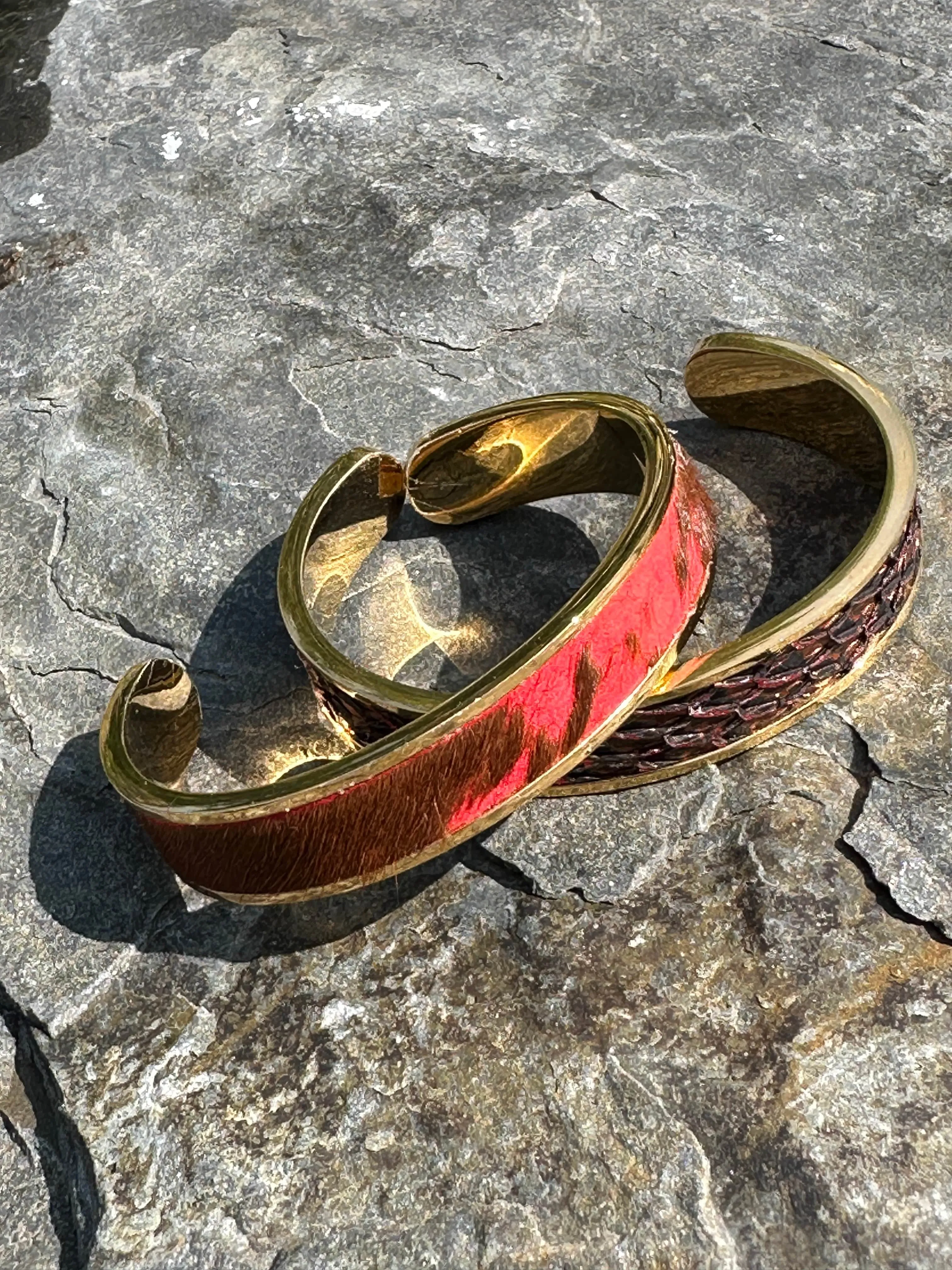 24K Gold Plated Cuff Bracelets