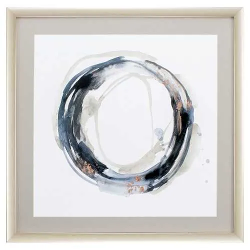 29" X 29" Champagne Gold Color Frame  Neutral Revolution I
