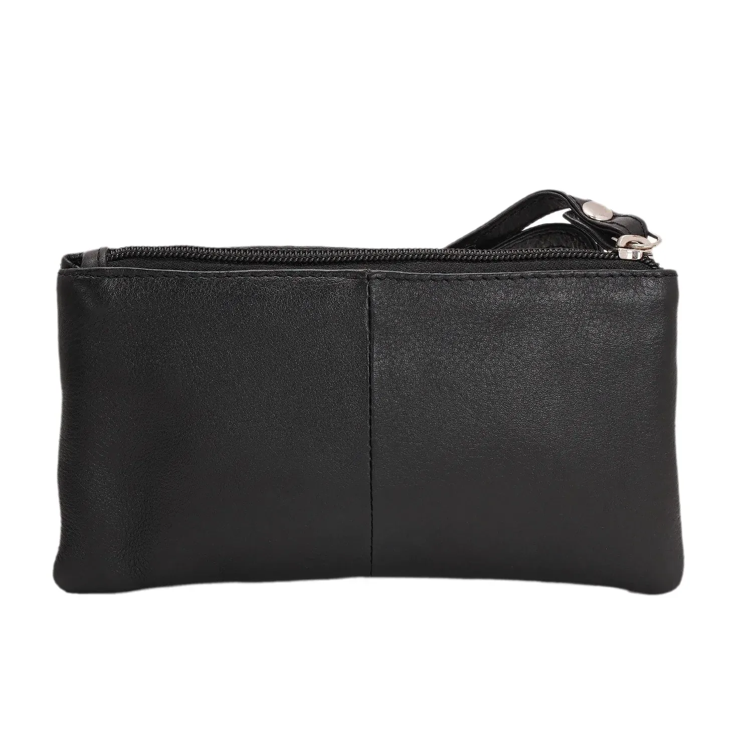 7027 Tan Leather Hand Pouch