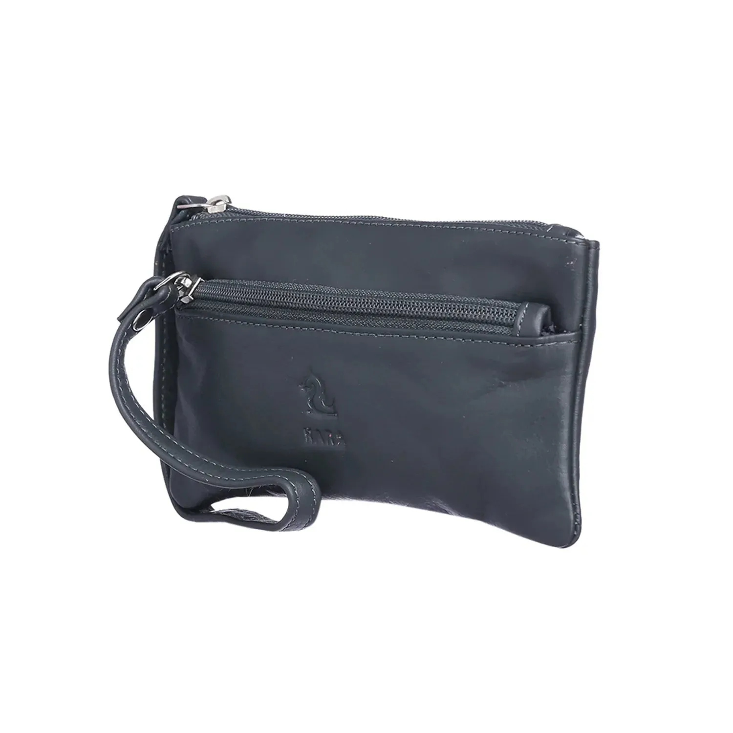 7027 Tan Leather Hand Pouch