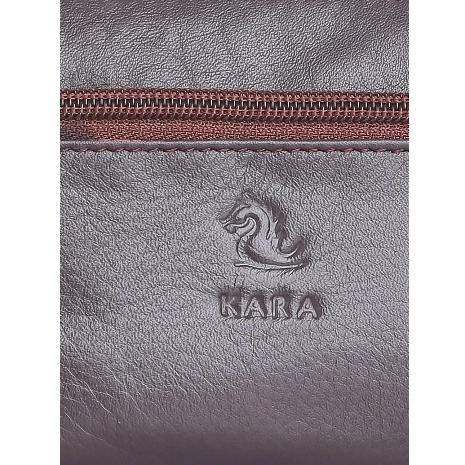 7027 Tan Leather Hand Pouch