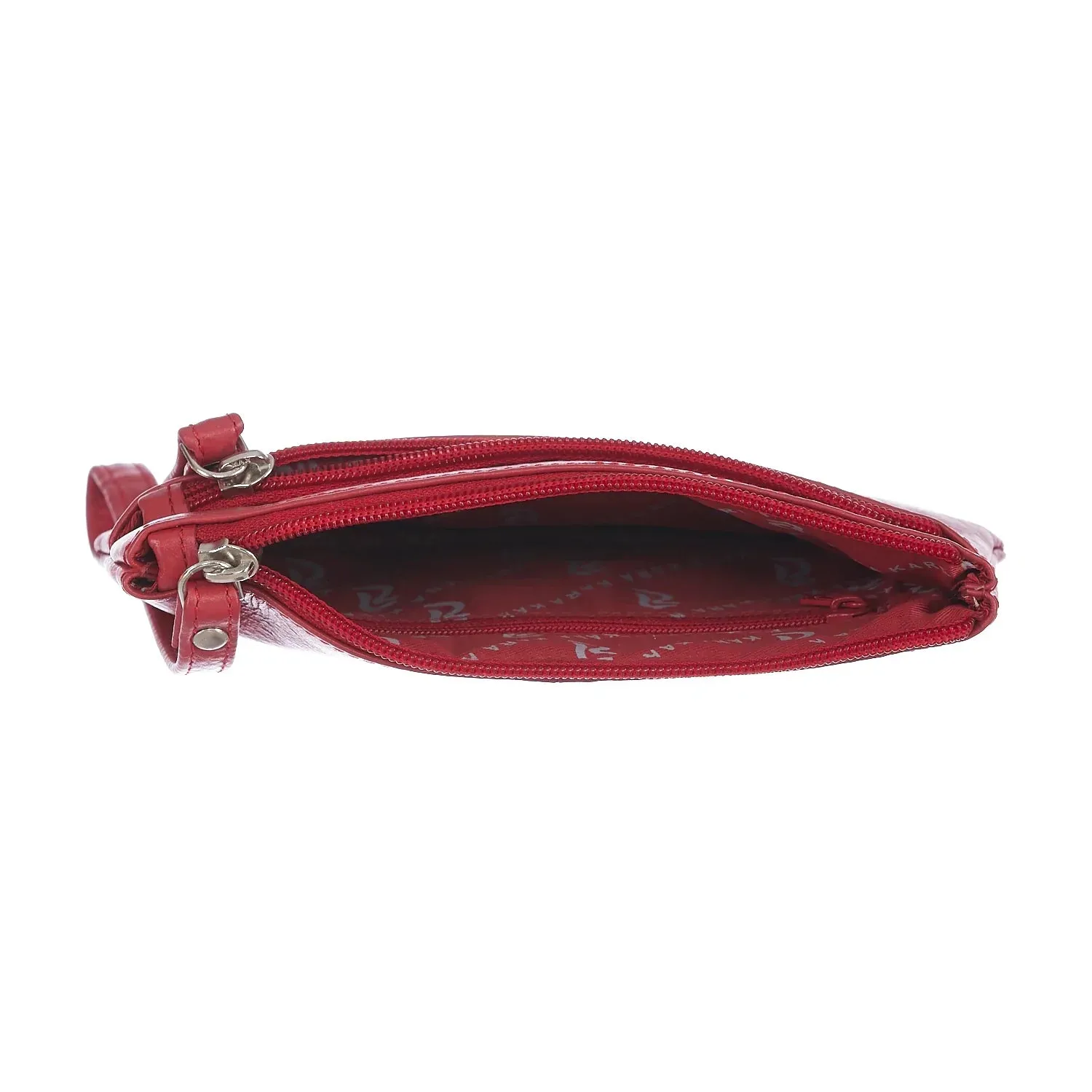 7027 Tan Leather Hand Pouch