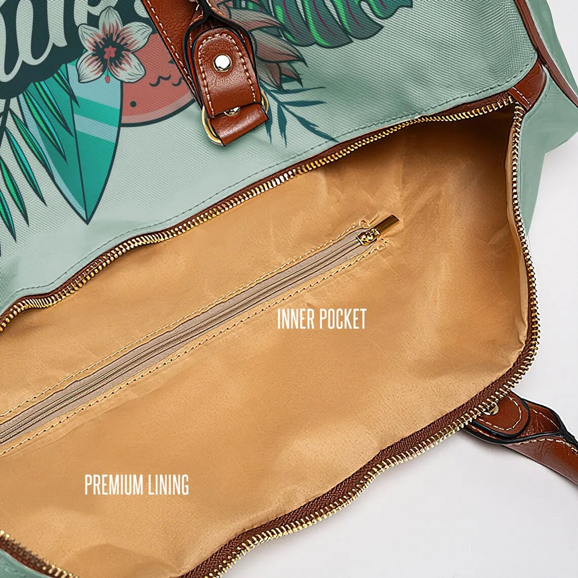 Add a Touch of Luxury with Baroque Faux Leather Bag Royal Atlantis Travel Bag PU Leather Luggage | RB0086