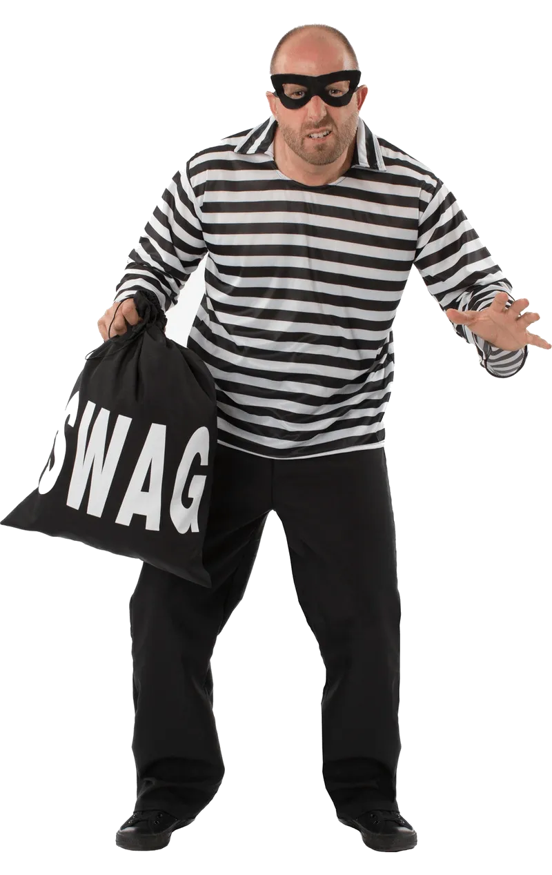 Adult Burglar Bill Costume