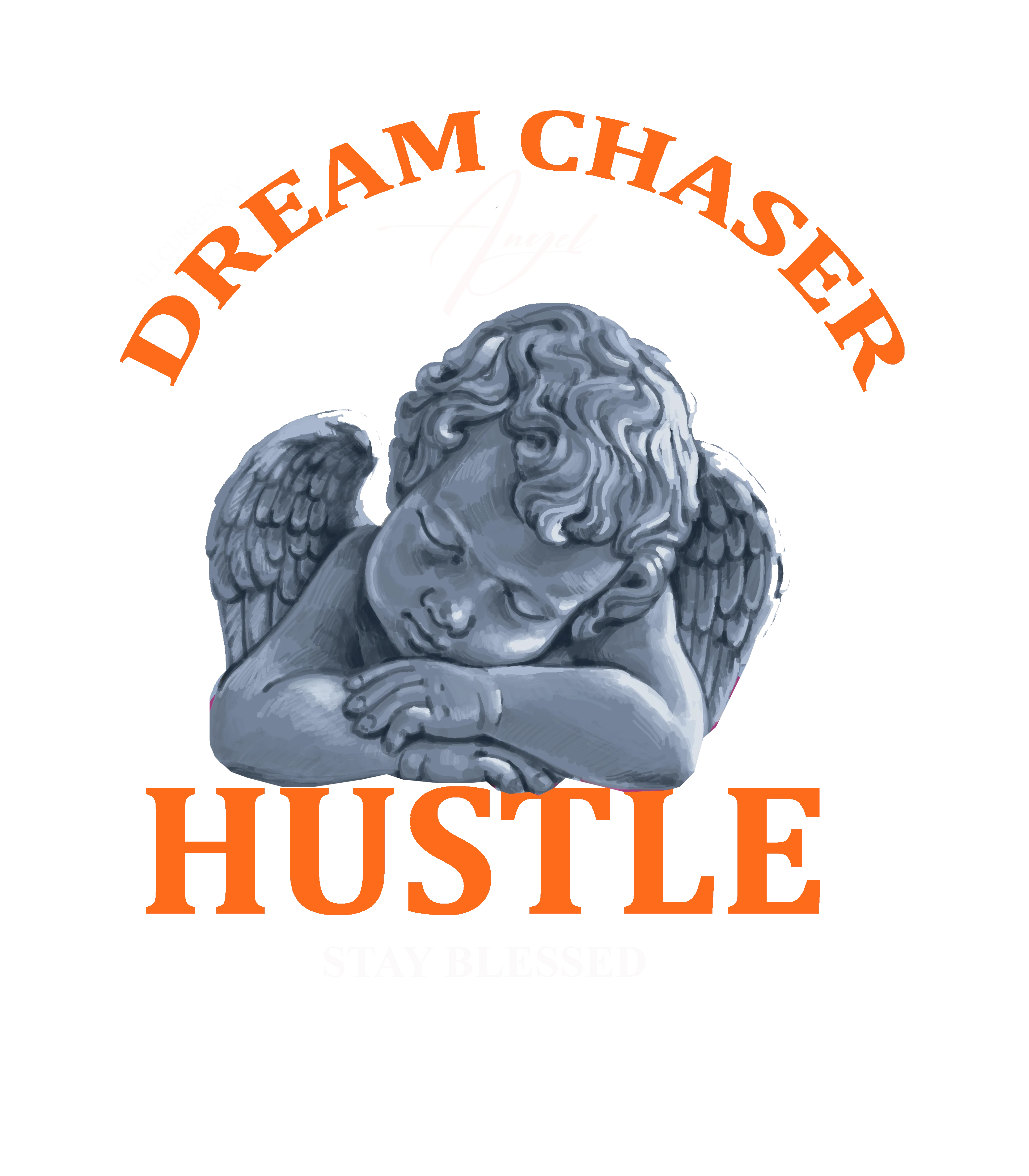 Air Jordan 12 “Brilliant Orange” | illcurrency Black T-Shirt (Dream Chaser Angel)