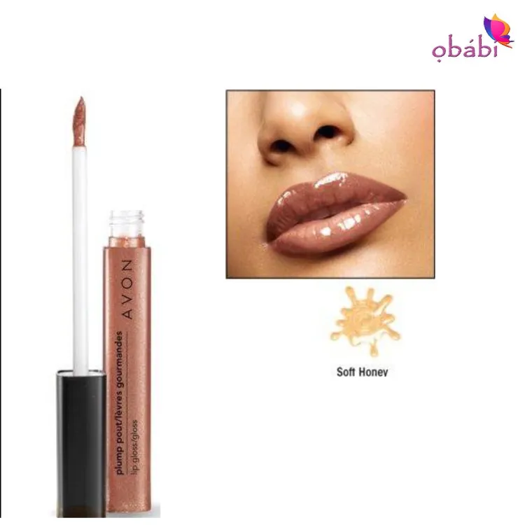Avon Plump Pout Lip Gloss | Soft Honey