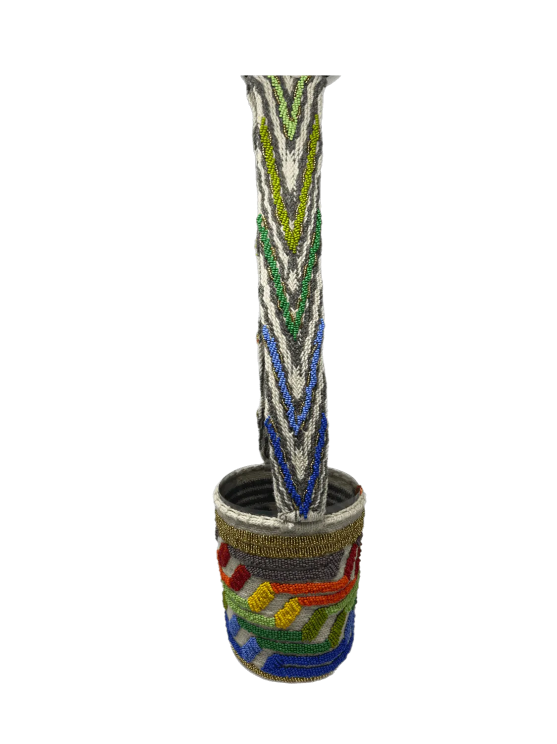 Beaded Bucket Bag
