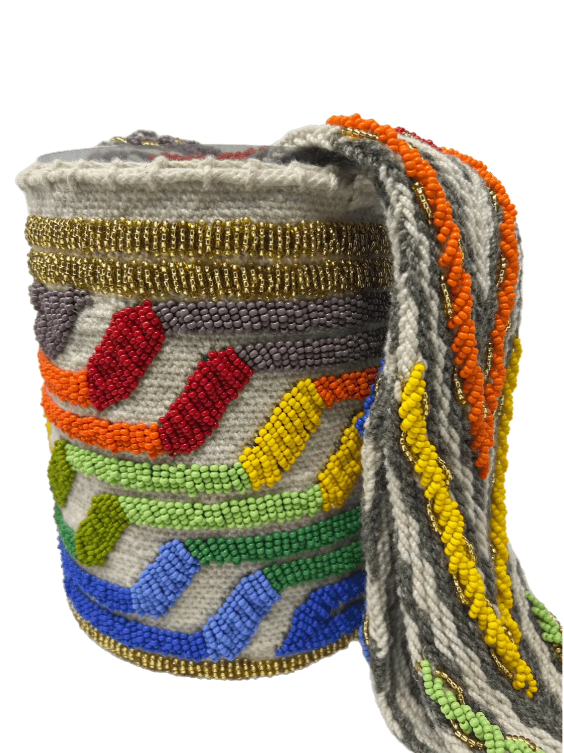Beaded Bucket Bag