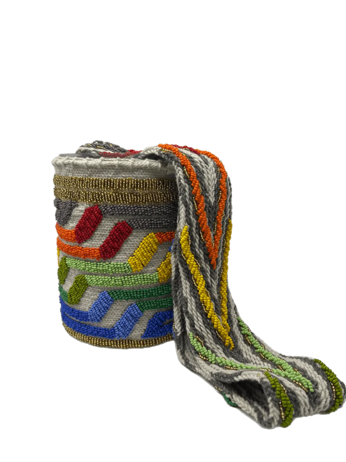 Beaded Bucket Bag