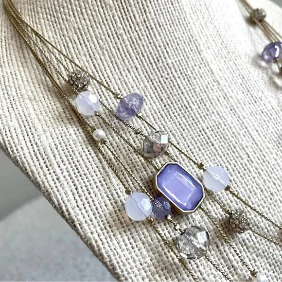 Beaded Multi Layered Necklace