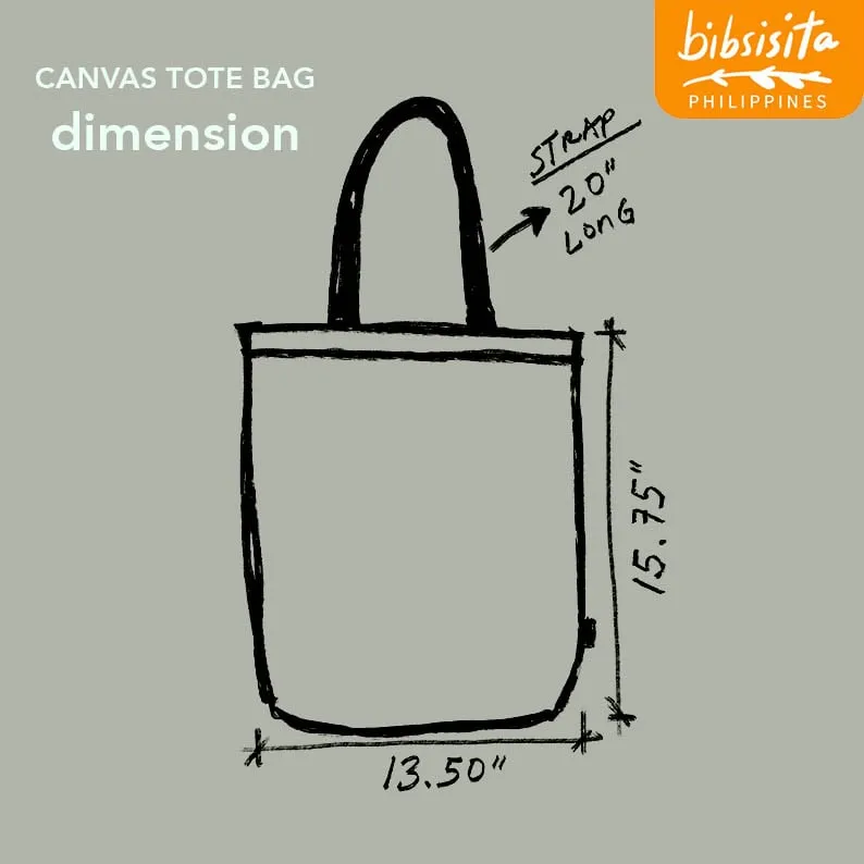 Bibsisita Canvas Tote Bag- TAWANAN