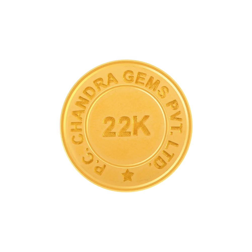 Bis Hallmarked 10 Gm 22KT (916) Yellow Gold Coin