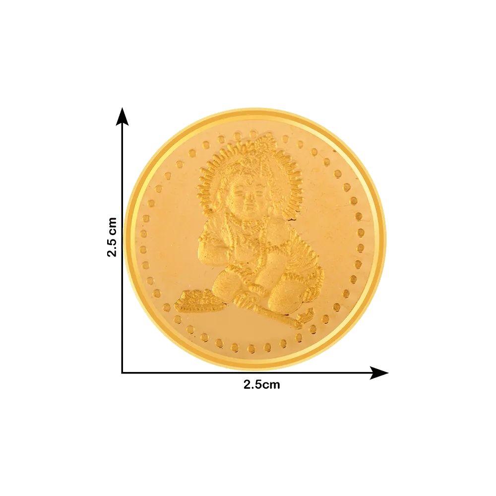 Bis Hallmarked 10 Gm 22KT (916) Yellow Gold Coin