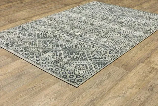 Branson BR02A Blue/Beige Rug