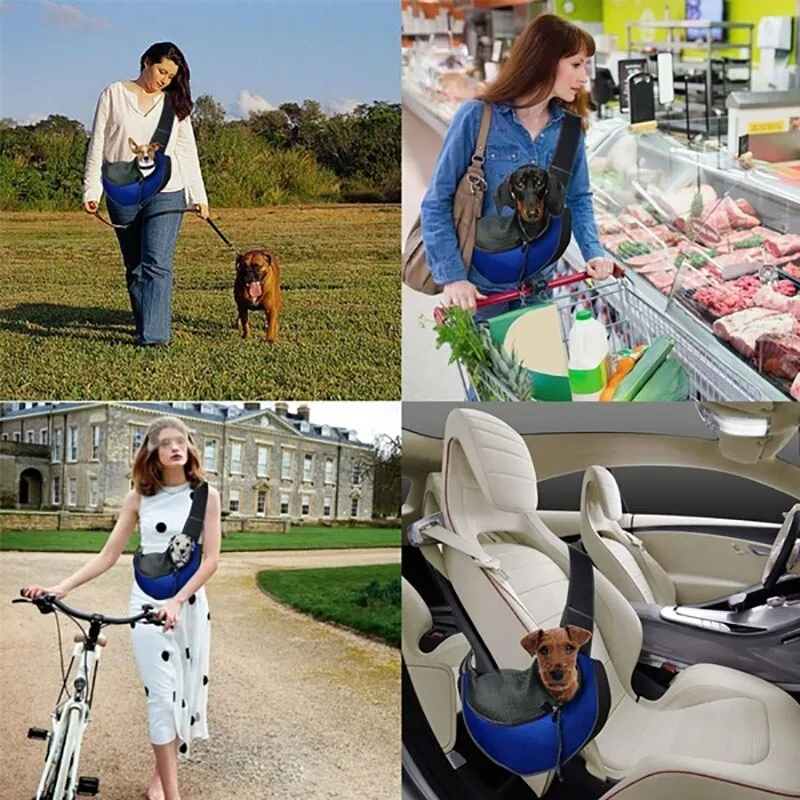 Breathable Pet Dog Carrier Outdoor Travel Handbag
