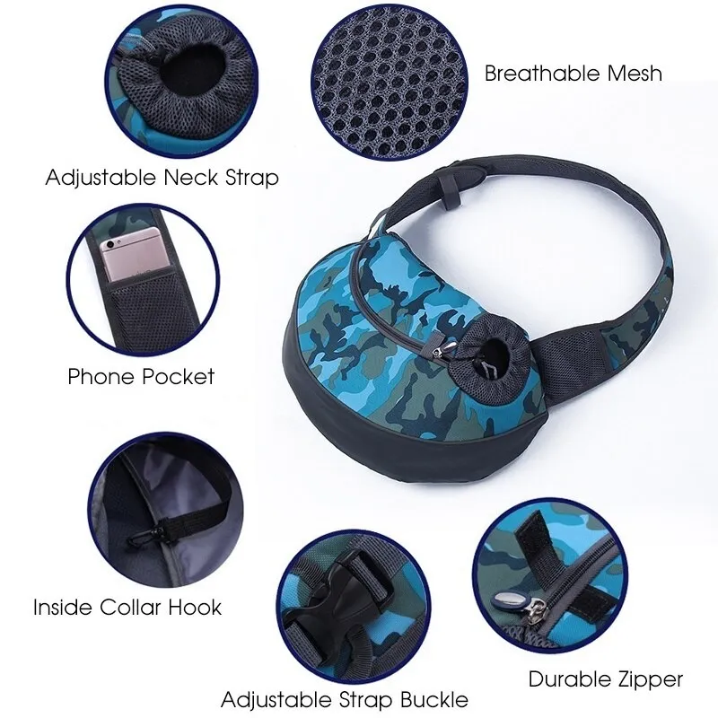 Breathable Pet Dog Carrier Outdoor Travel Handbag