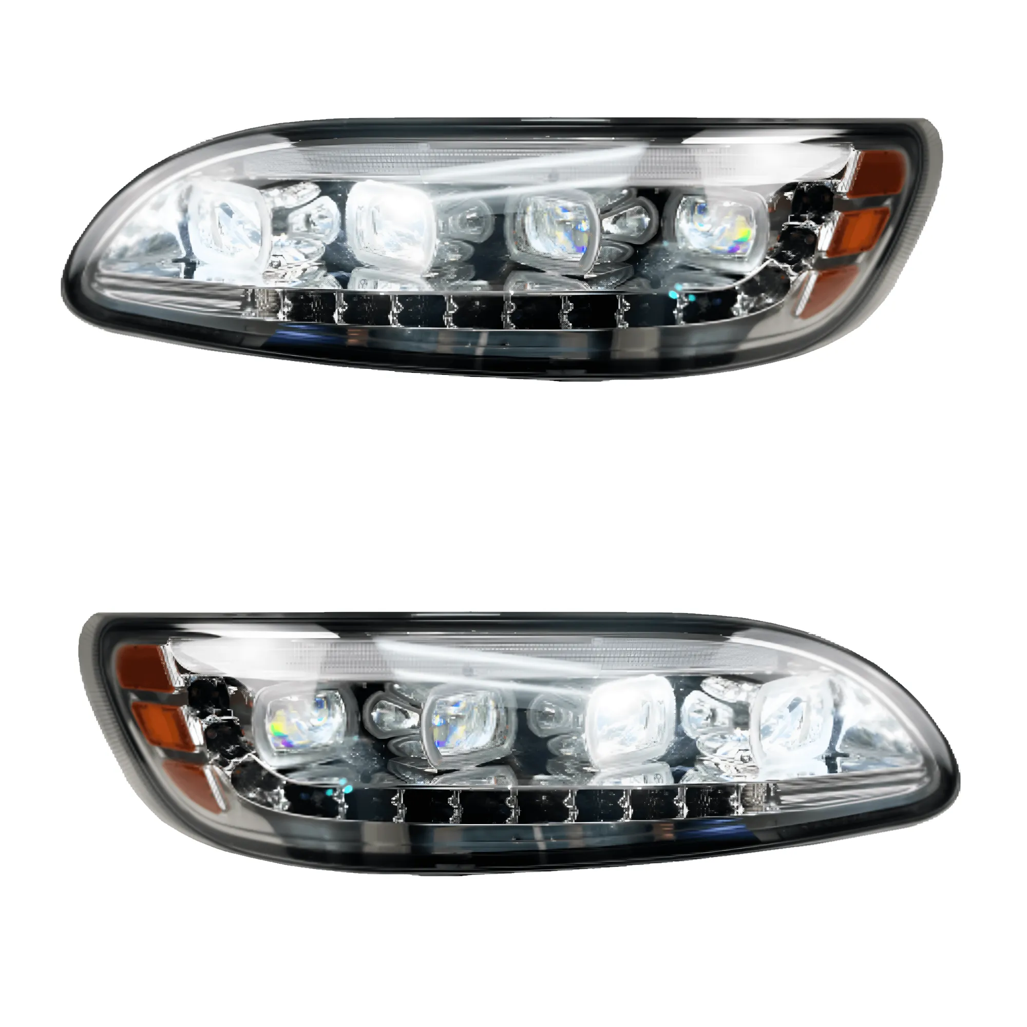 Brilliant Peterbilt 386,387,330,335,382,384 LED Headlight 05-22