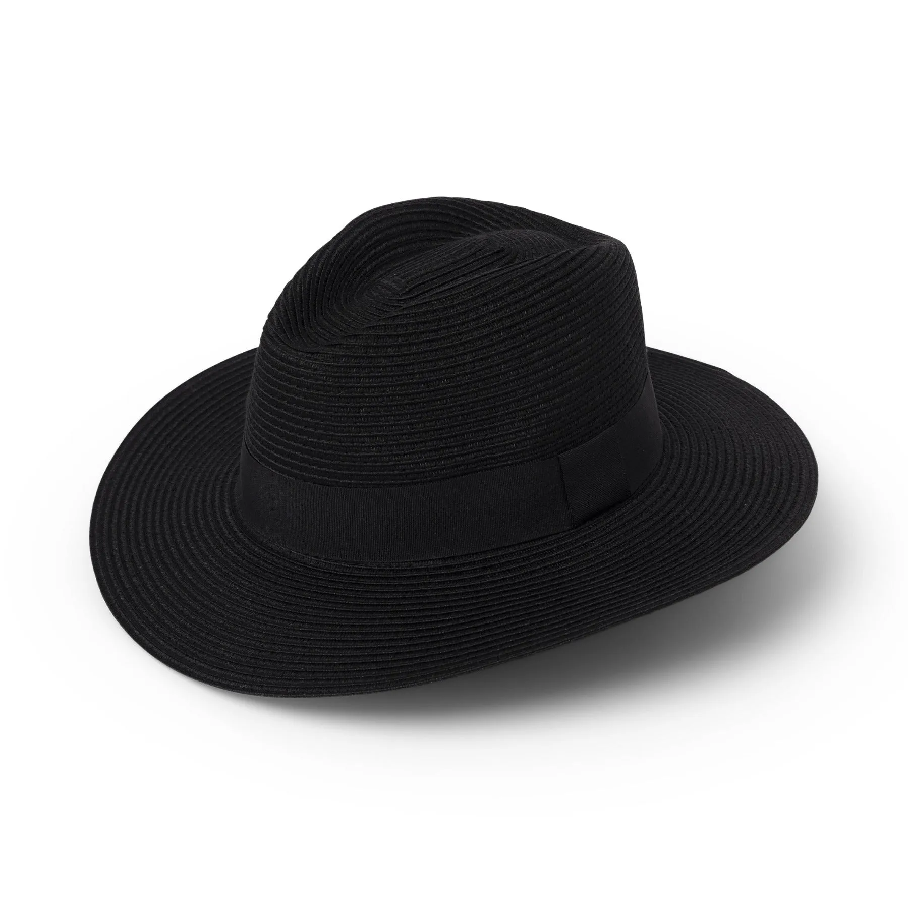Cancer Council Cafe Flexibraid Fedora Unisex - Black