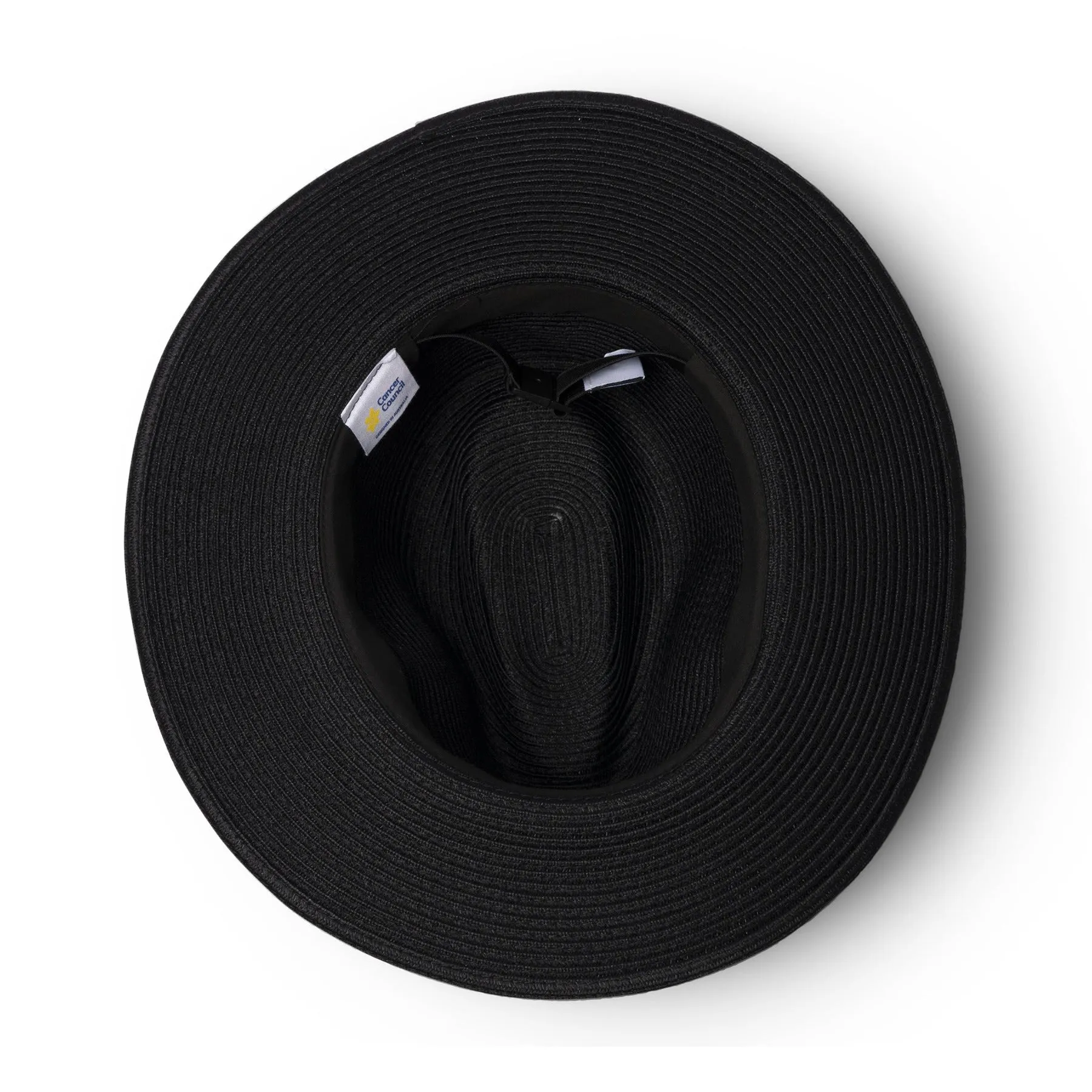 Cancer Council Cafe Flexibraid Fedora Unisex - Black