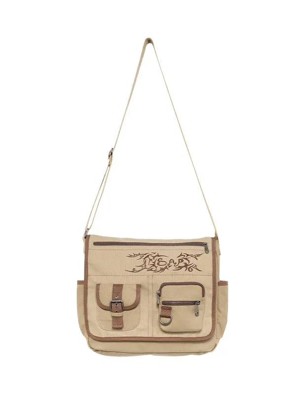 Canvas Messenger Bag
