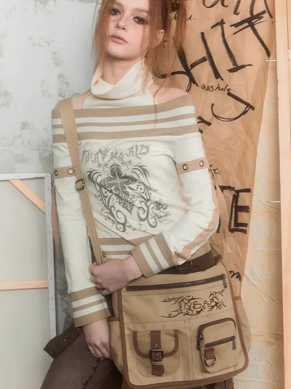 Canvas Messenger Bag
