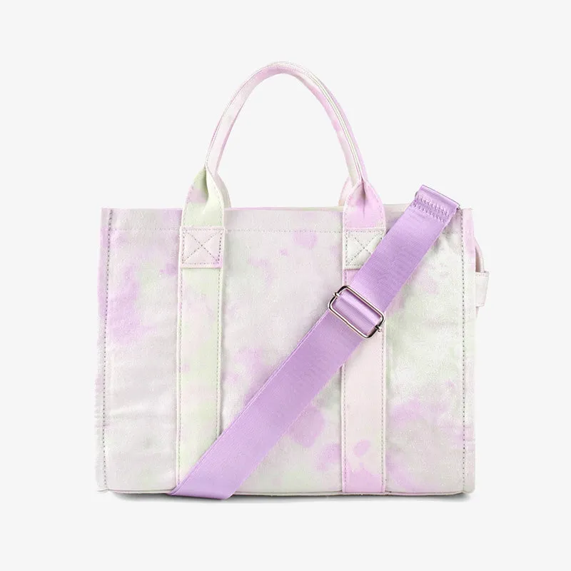 Canvas Tote For Women Commuter Ethnic Strap Crossbody Handbag