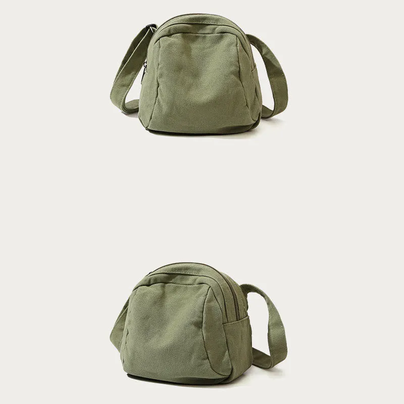 Casual Crossbody Bag For Women Canvas Simple Travel Purse