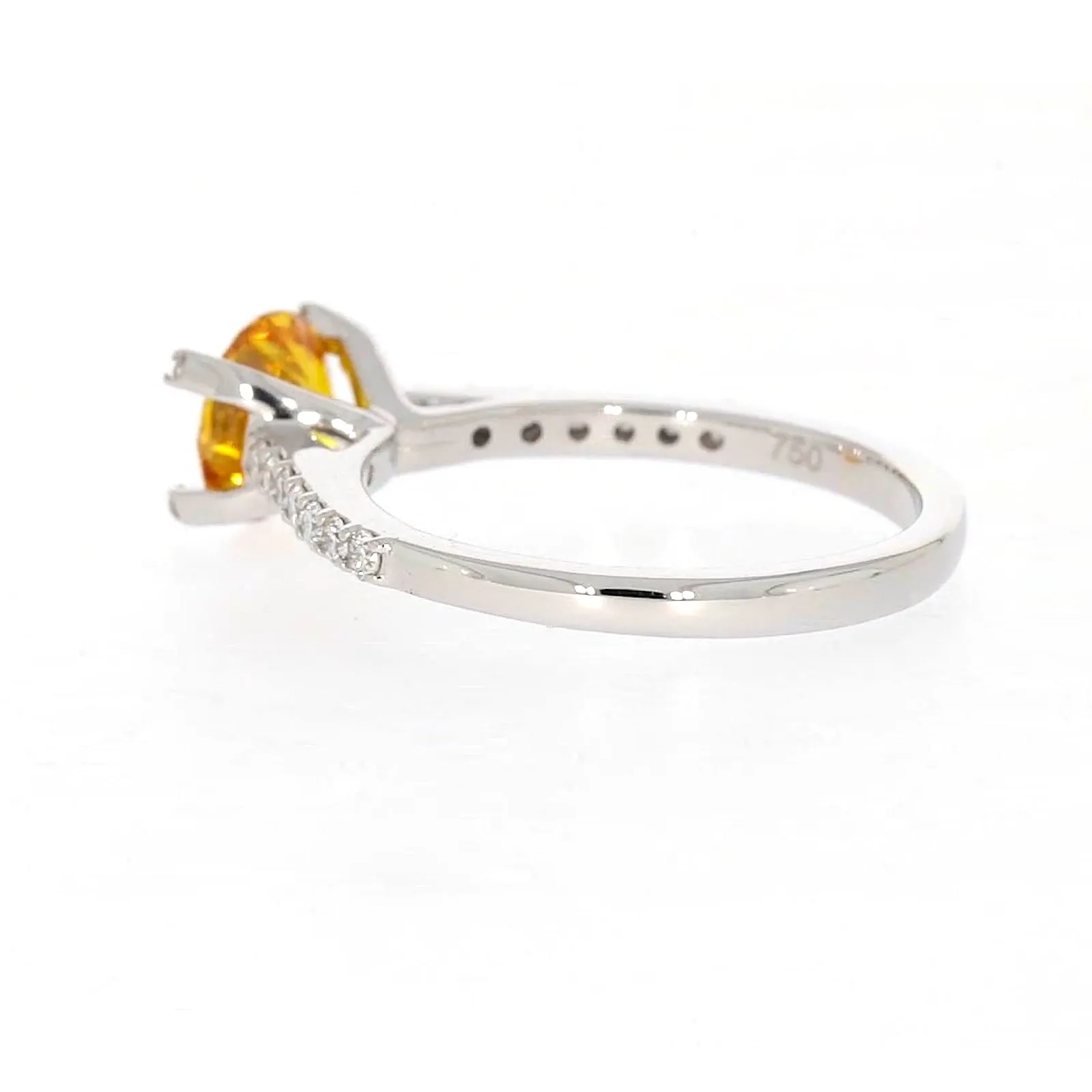 Celebration 18ct White Gold Round Brilliant Cut 1.40 CARAT tw of Lab Grown Diamond Ring