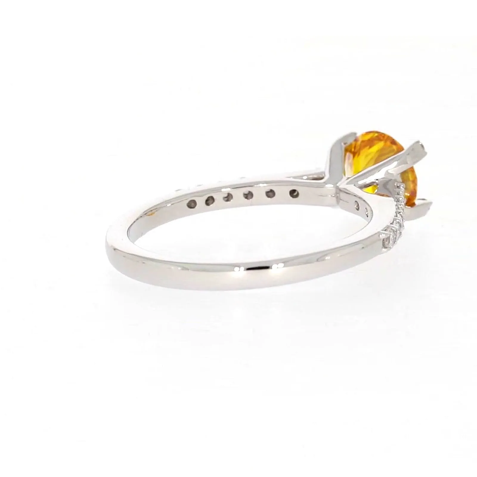Celebration 18ct White Gold Round Brilliant Cut 1.40 CARAT tw of Lab Grown Diamond Ring