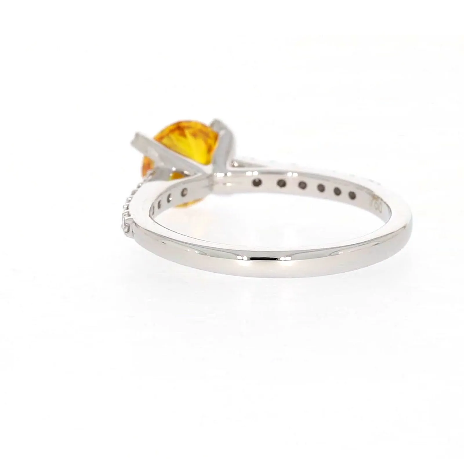 Celebration 18ct White Gold Round Brilliant Cut 1.40 CARAT tw of Lab Grown Diamond Ring